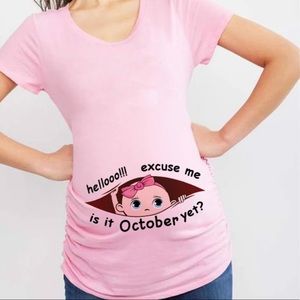 Maternity Pregnancy T Shirt Women 👌💕